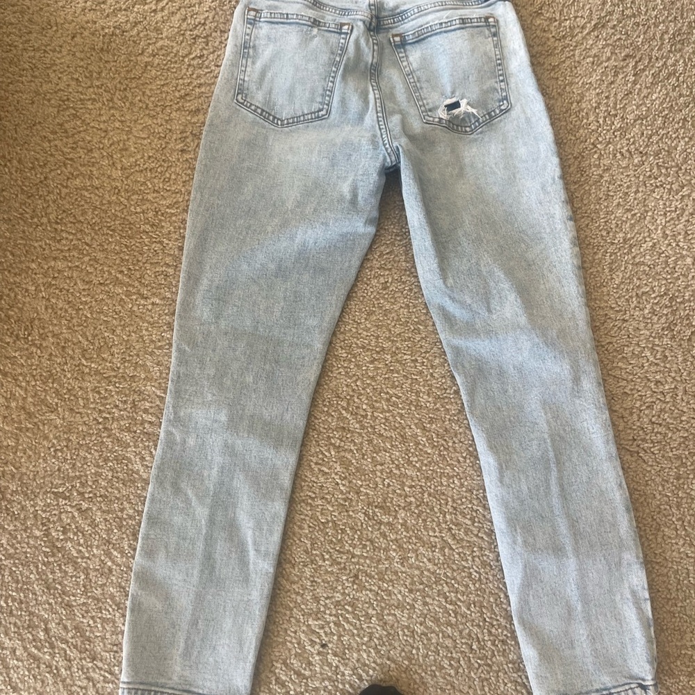 Abercrombie & Fitch Light Blue High Rise Jeans